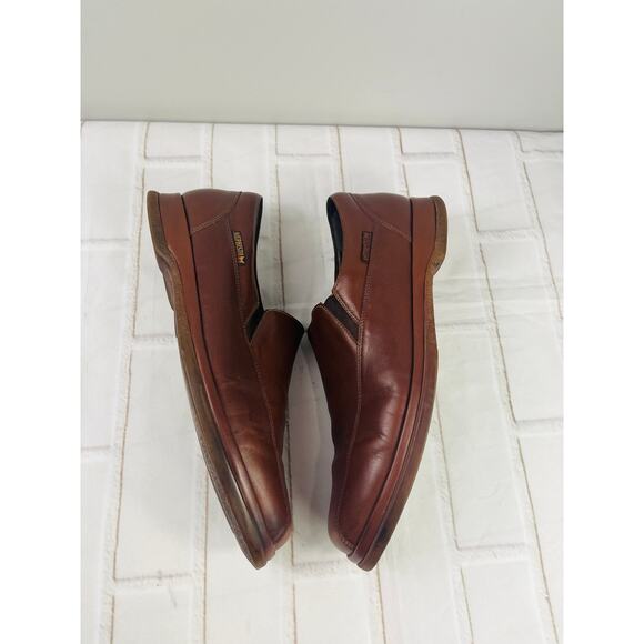 Mephisto men\'s brown leather dress shoes slip on sz 12